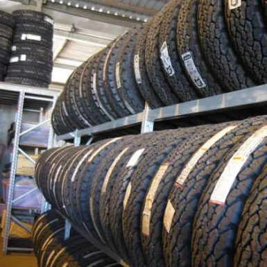 4x4 Tyres in a Mackay workshop