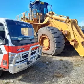 Bulldozer And Truck - Transit Tyres, Tyre and Wheel Services, Paget QLD