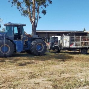 Truck And Soil Stabilizer - Transit Tyres, Tyre and Wheel Services, Paget QLD